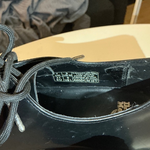 Dr. Martens Black Leather Lace-Up Shoes - Picture 3 of 13